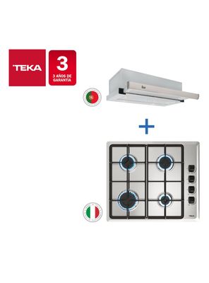 Imagen 2 del producto Kit Empotrable Encimera HLX 640 INOX + Campana TL 6310INOX