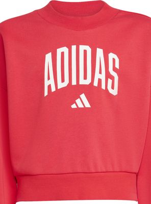 Imagen 2 del producto Polerón Essentials Oversized de Algodón Niña