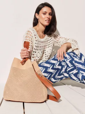 Imagen 1 del producto Cartera Láser Cut con Detalle Flecos