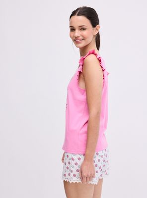 Imagen 2 del producto Polera Pijama sin Manga Estampado Ármalo a tu Pinta