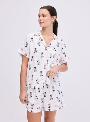Pijama Camisero Full Print Disney Minnie