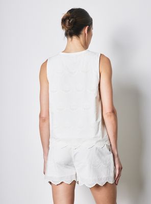 Imagen 2 del producto Pijama Algodón Tela Plana Detalles en Broderie