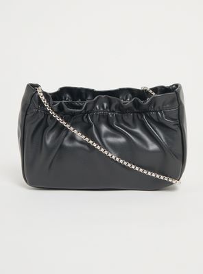 Cartera Crossbody Efecto Metalizado con Cadena