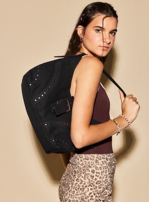 Cartera Hobbo Canvas y Tachas