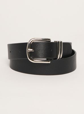 Cinturón con Hebilla Básico Cuero Sintético