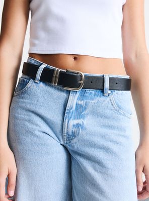 Imagen 2 del producto Cinturón con Hebilla Básico Cuero Sintético