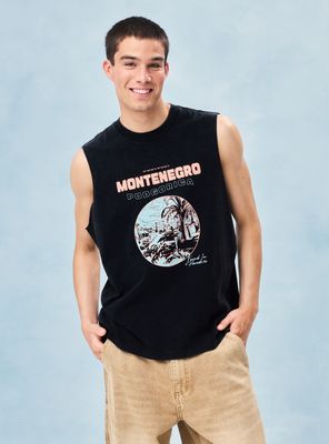 Polera Tank Print Espalda