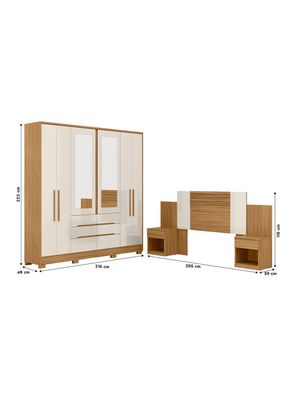 Imagen 2 del producto Clóset 6 Cajones Francisco + Respaldo