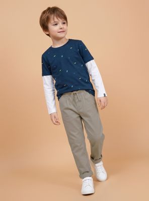 Pantalón Color Twill