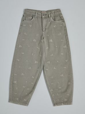 Imagen 2 del producto Pantalón Baggy Estilo Mom Mini Bordado