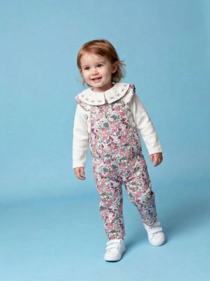 Jardinera con Botones Floreada