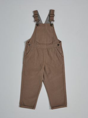 Jardinera Café con Bolsillo Frontal