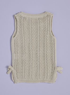 Imagen 2 del producto Polera Tejida Lentejuelas con Detalles Cintas