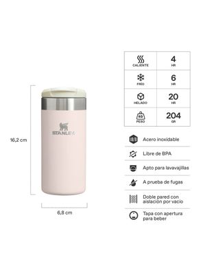 Imagen 2 del producto Botella de Agua Térmica Aerolight Rosa Palo 354 ml