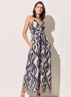 Vestido Tirantes y Escote Nudo