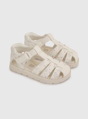 Imagen 2 del producto Sandalia Pirnt Flores en Correa Niña