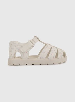 Sandalia Pirnt Flores en Correa Niña