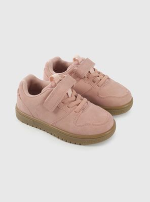 Imagen 2 del producto Zapatilla Urbana Color Velcro Cordón Elástico Niña