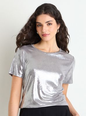 Polera Metalizada Regular