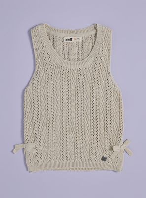 Polera Tejido con Mini Lentejuelas