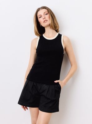 Polera sin Mangas Cuello y Siza a Contratono