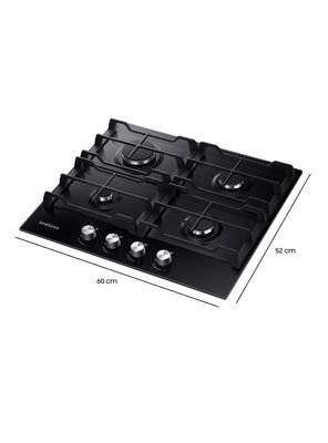 Imagen 2 del producto Encimera a Gas 4 Quemadores NA64D3010AK/ZS Negra