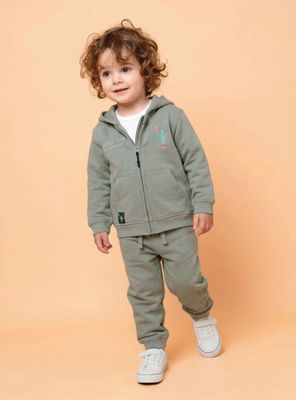 Buzo con Polerón Capucha Label