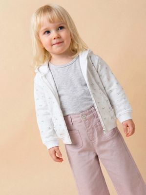 Polerón con Capucha Mini Print