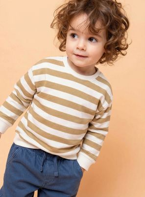 Polerón con Rayas Dos Colores