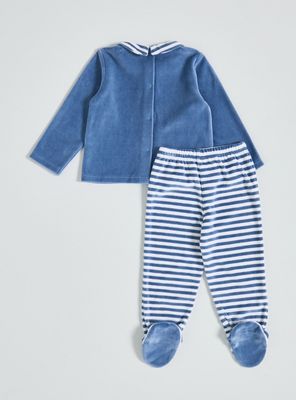 Imagen 2 del producto Conjunto con Rayas y Aplicación León