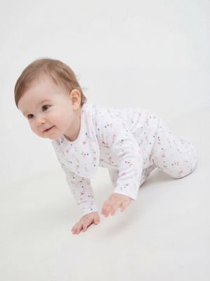 Imagen 2 del producto Conjunto con Estampado Flores y Body Liso