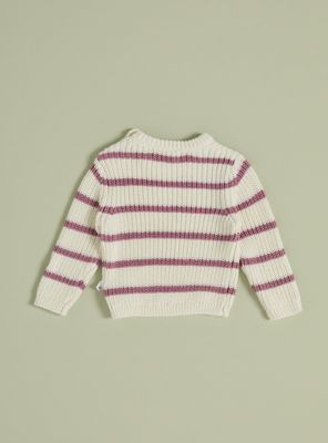 Imagen 2 del producto Sweater Rayado con Botón en Hombro