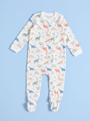 Pijama Enterito Estampado con Cierre