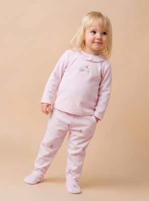 Pijama Dos Piezas Top Print Pequeño y Abajo Full Print