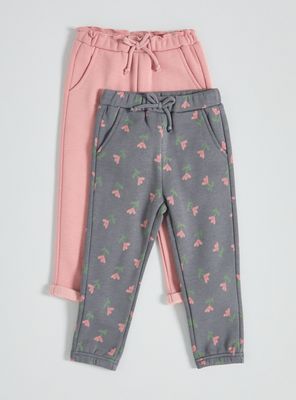 Pantalón Bipack Print Floral y Liso