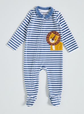 Osito Rayado con Aplicación de León