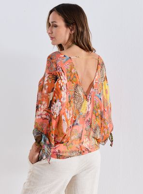 Imagen 2 del producto Blusa Estampada Calce Oversize