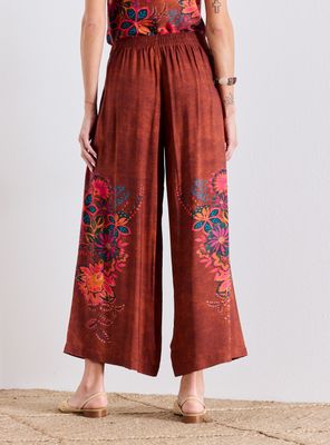 Imagen 2 del producto Pantalón Estampado con Detalle de Abotonadura Delantera