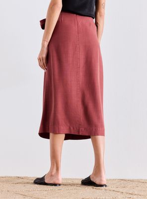 Imagen 2 del producto Falda Drapeada en Delantero