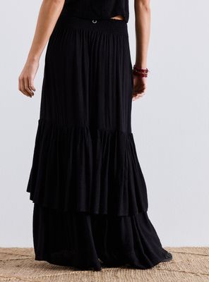 Imagen 2 del producto Falda Look Satín con Diseño en Textura