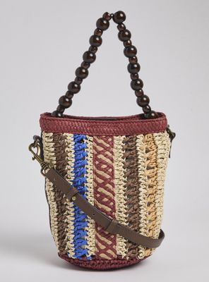 Cartera de Papel Raffia Strap Cuencas