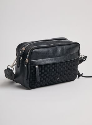 Imagen 2 del producto Cartera de Hombro con Diseño Entramado