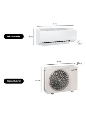 Imagen 2 del producto Aire Acondicionado Split Muro Wind Inverter 9000 BTU AR50F09C1FH/ZS