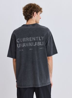 Imagen 2 del producto Polera Cuello Polo Manga Corta Oversize Estampado Espalda