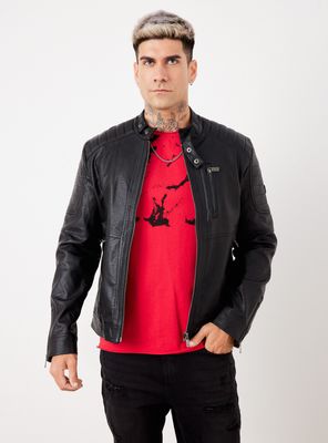 Chaqueta Cuello Mao Cortes en Hombros