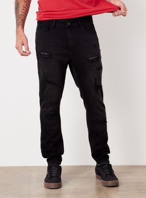 Imagen 1 del producto Jeans Tapered Destroyer con Parche