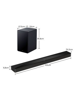 Imagen 2 del producto Soundbar Q65H 580W 5.1ch + Subwoofer