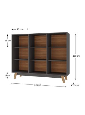 Imagen 2 del producto Librero Dina 135x39x5 cm