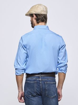 Imagen 2 del producto Camisa Print Manga Larga Cuadro Regular