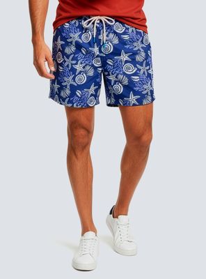 Traje de Baño Clásico Estampado Quick Dry